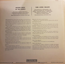 William Warfield : Ancient Music of the Church/Lowe: Ballads  (LP,Album,Reissue)