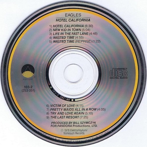 Eagles : Hotel California (Album,Club Edition,Reissue)