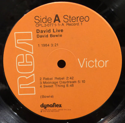 David Bowie : David Live (LP,Album)