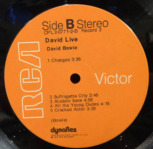 David Bowie : David Live (LP,Album)