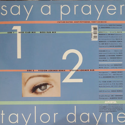 Taylor Dayne : Say A Prayer (12",33 ⅓ RPM)