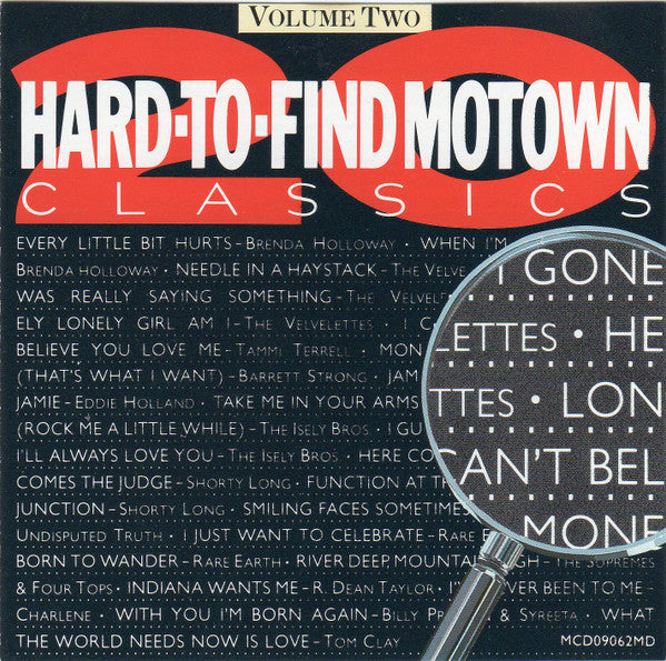 Various : 20 Hard-To-Find Motown Classics, Volume II (Compilation)