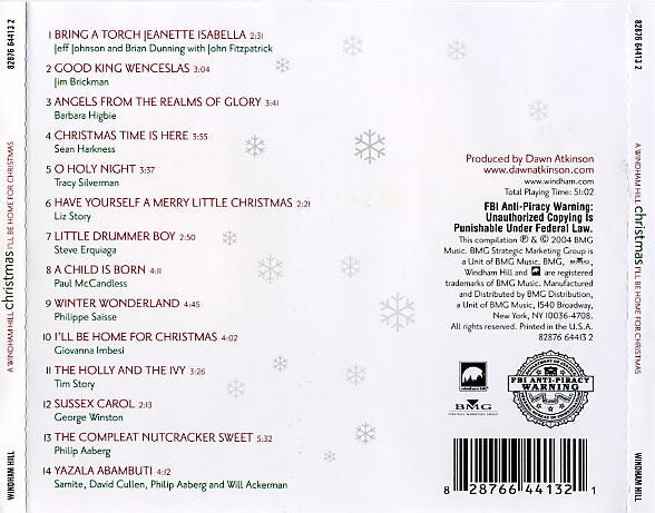 Various : A Windham Hill Christmas  I'll Be Home For Christmas (Album,Compilation)