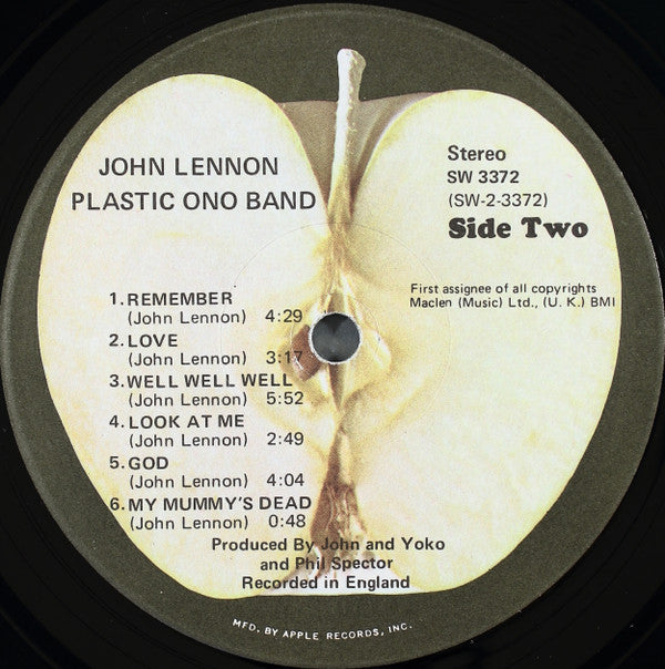 John Lennon / Plastic Ono Band, The : John Lennon / Plastic Ono Band (LP,Album)