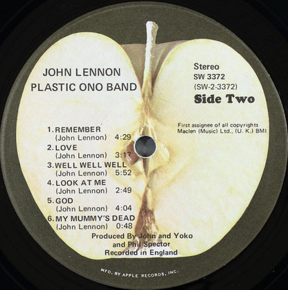 John Lennon / Plastic Ono Band, The : John Lennon / Plastic Ono Band (LP,Album)