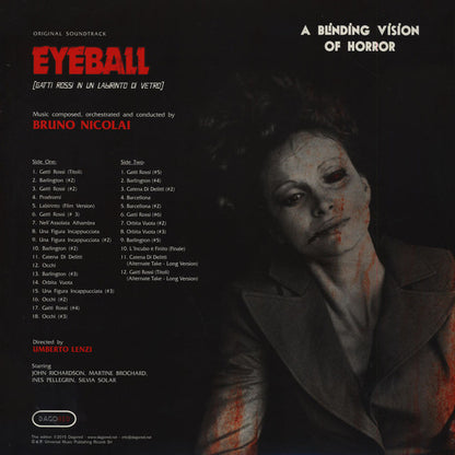 Bruno Nicolai : Eyeball (Gatti Rossi In Un Labirinto Di Vetro) (Original Soundtrack) (LP,Album,Limited Edition)