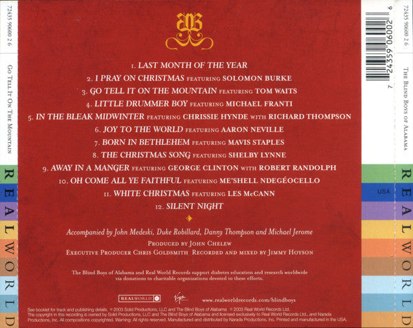 Blind Boys Of Alabama, The : Go Tell It On The Mountain (Album)