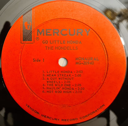 Hondells, The : Go Little Honda (LP,Album,Mono)