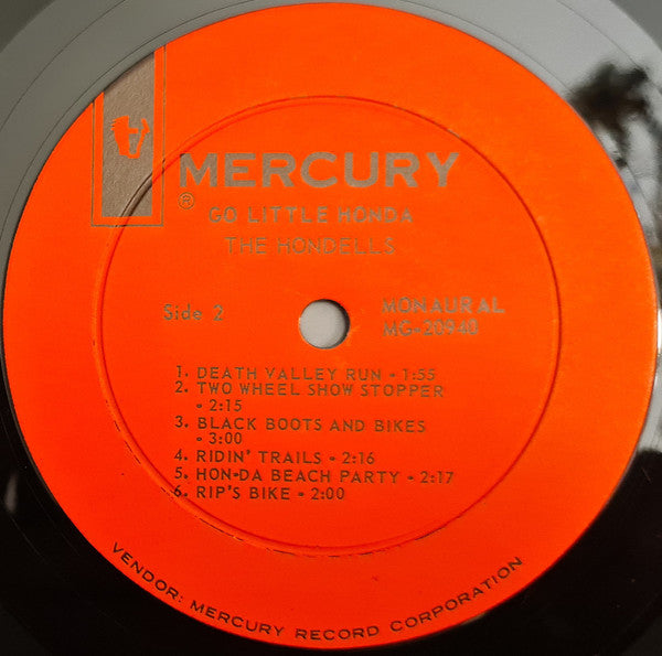 Hondells, The : Go Little Honda (LP,Album,Mono)