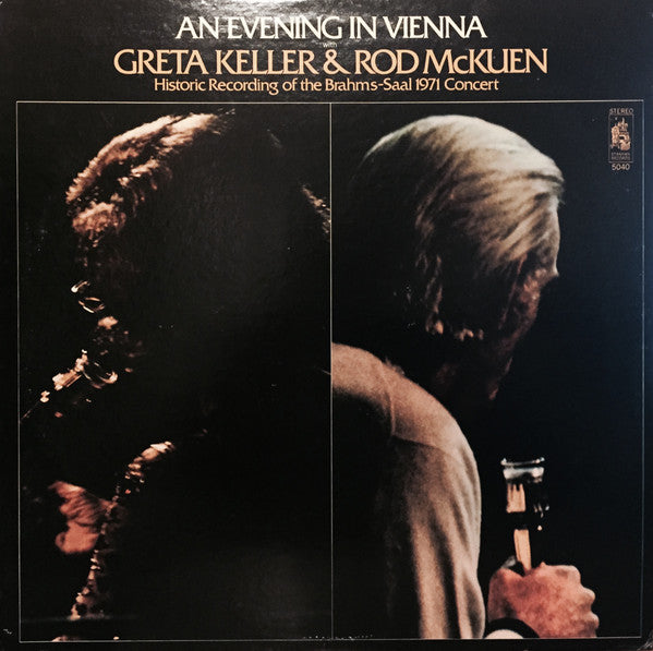 Greta Keller & Rod McKuen : An Evening In Vienna (LP,Album,Stereo)