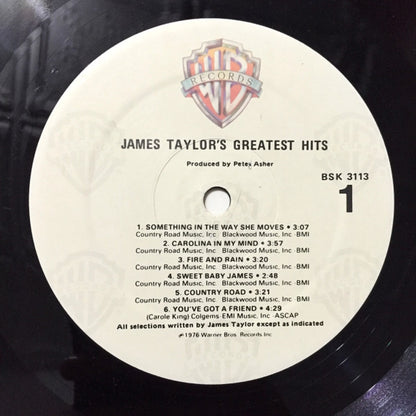 James Taylor (2) : Greatest Hits (LP,Compilation,Reissue)