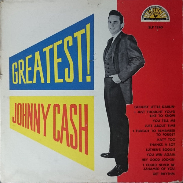 Johnny Cash : Greatest! (LP,Album,Mono)