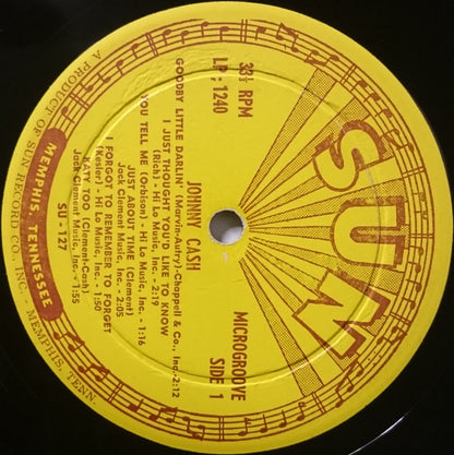Johnny Cash : Greatest! (LP,Album,Mono)