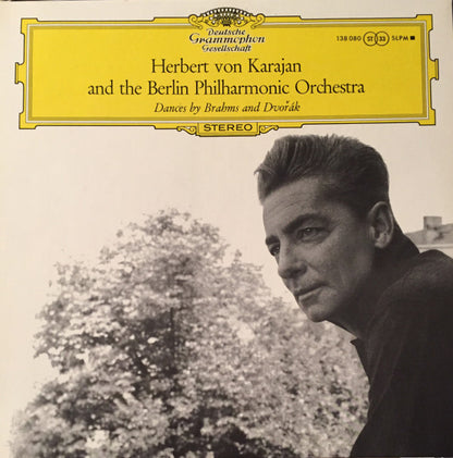 Herbert von Karajan And The Berliner Philharmoniker / Johannes Brahms / Antonín Dvořák : Dances By Brahms And Dvořák (LP,Reissue,Stereo)