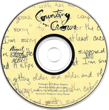Counting Crows : August And Everything After (Album)