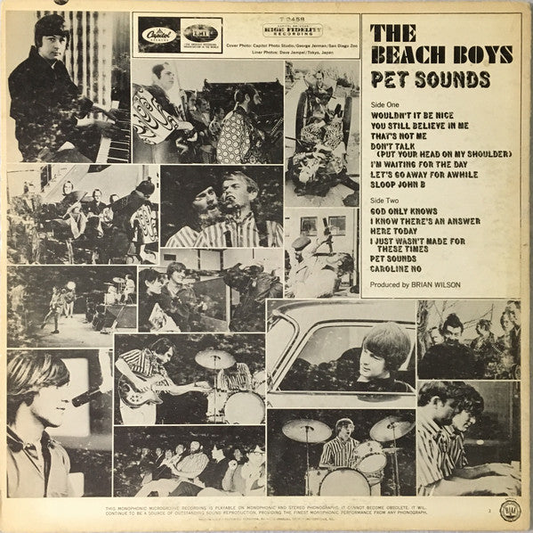 Beach Boys, The : Pet Sounds (LP,Album,Mono)