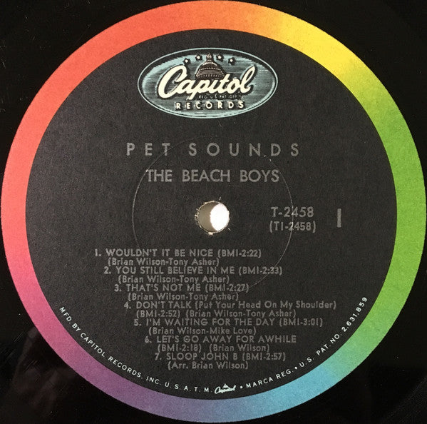 Beach Boys, The : Pet Sounds (LP,Album,Mono)