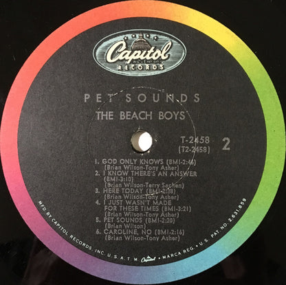 Beach Boys, The : Pet Sounds (LP,Album,Mono)