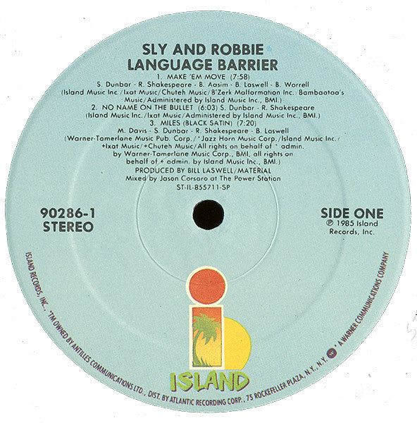 Sly & Robbie : Language Barrier (LP,Album)