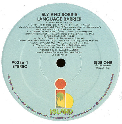 Sly & Robbie : Language Barrier (LP,Album)