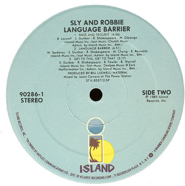 Sly & Robbie : Language Barrier (LP,Album)