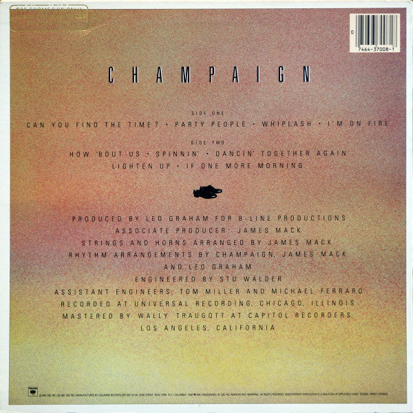 Champaign : How 'Bout Us (LP,Album,Stereo)