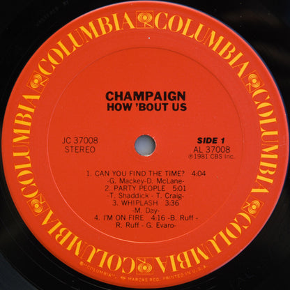 Champaign : How 'Bout Us (LP,Album,Stereo)