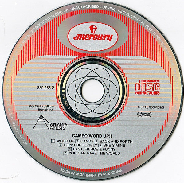 Cameo : Word Up! (Album)