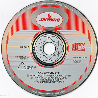 Cameo : Word Up! (Album)