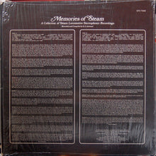 No Artist : Memories Of Steam (LP,Compilation,Stereo)