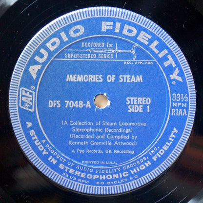 No Artist : Memories Of Steam (LP,Compilation,Stereo)