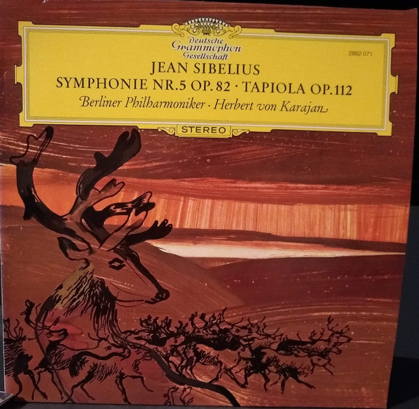 Jean Sibelius : Symphonie Nr. 5 Op. 82 / Tapiola Op.112 (LP,Album,Stereo)
