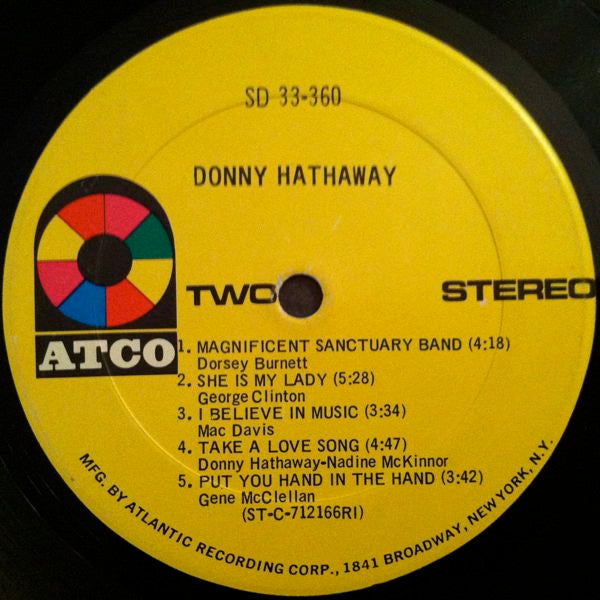 Donny Hathaway : Donny Hathaway (LP,Album,Repress)