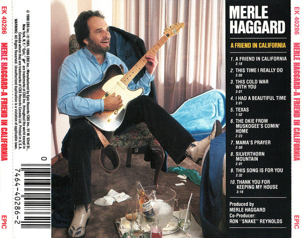 Merle Haggard : A Friend In California (Album)