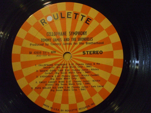Tommy James & The Shondells : Cellophane Symphony (LP,Album,Stereo)