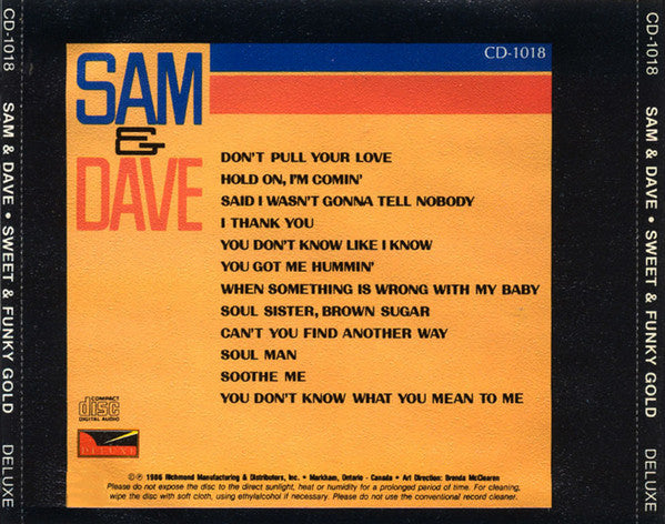 Sam & Dave : Sweet & Funky Gold (SVCD,Compilation)