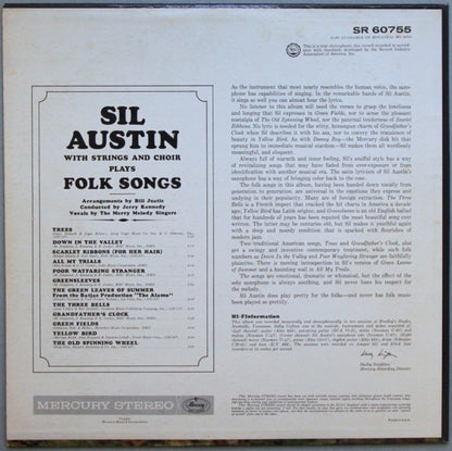 Sil Austin With Merry Melody Singers, The : Sil Austin With Strings And Choir Plays Folk Songs (LP,Album,Stereo)