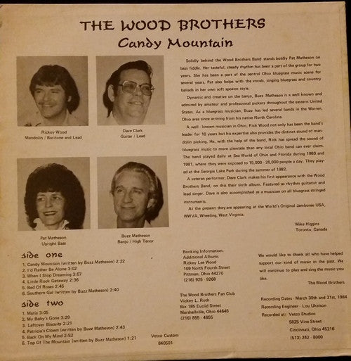 Wood Brothers (2), The : Candy Mountain (LP,Album)
