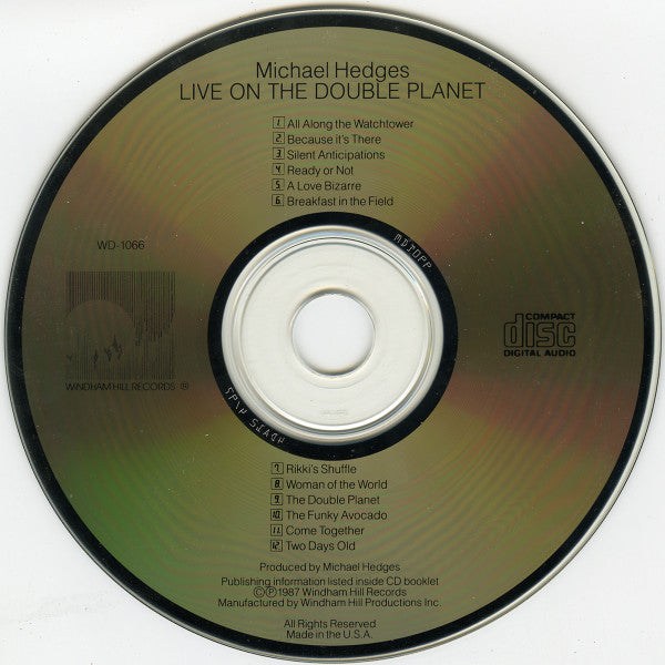 Michael Hedges : Live On The Double Planet (Album,Repress)