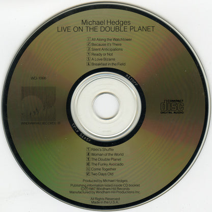 Michael Hedges : Live On The Double Planet (Album,Repress)