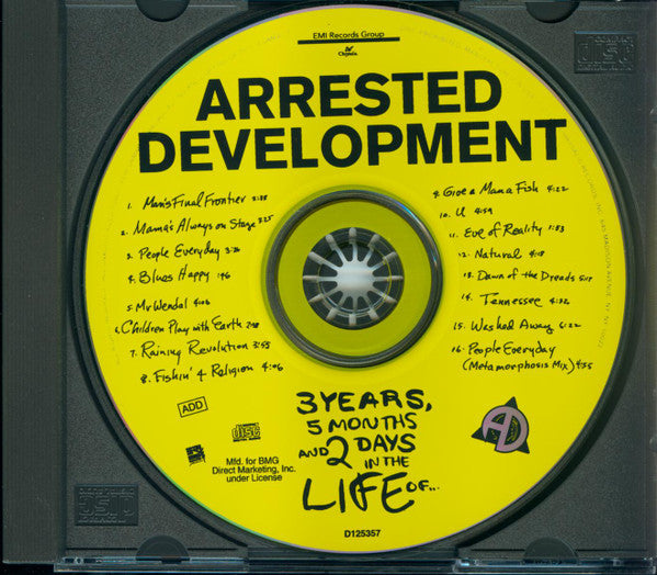 Arrested Development : 3 Years, 5 Months And 2 Days In The Life Of... (Album,Club Edition)