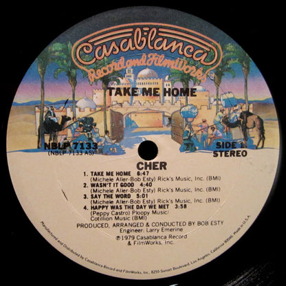 Cher : Take Me Home (LP,Album,Stereo)