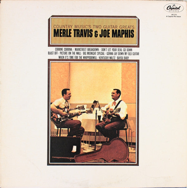 Merle Travis & Joe Maphis : Merle Travis & Joe Maphis (LP,Reissue,Stereo)