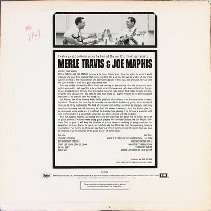 Merle Travis & Joe Maphis : Merle Travis & Joe Maphis (LP,Reissue,Stereo)