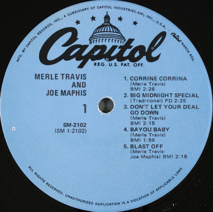 Merle Travis & Joe Maphis : Merle Travis & Joe Maphis (LP,Reissue,Stereo)