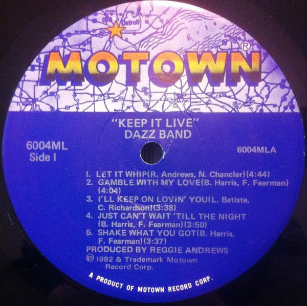 Dazz Band : Keep It Live (LP,Album)
