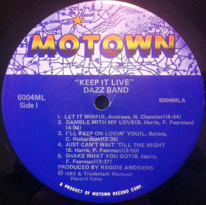 Dazz Band : Keep It Live (LP,Album)