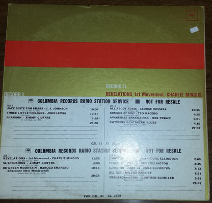 Various : Outstanding Jazz Compositions of the 20th Century (LP,Compilation,Promo,Mono)