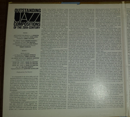 Various : Outstanding Jazz Compositions of the 20th Century (LP,Compilation,Promo,Mono)