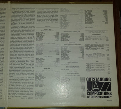 Various : Outstanding Jazz Compositions of the 20th Century (LP,Compilation,Promo,Mono)